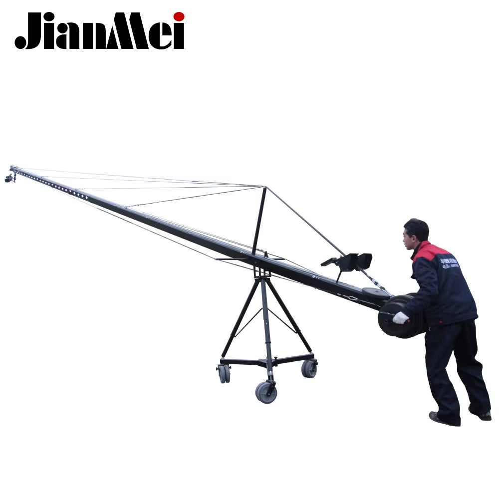 Jianmei Triangular Arm DS5-12M Camera Rocker Arm JIB Crane Aluminum Alloy Controller Rotating Electric Pan Tilt Video Shooting