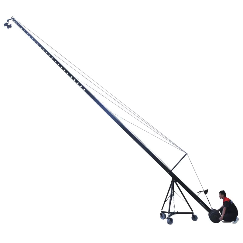 Jianmei Triangular Arm DS5-12M Camera Rocker Arm JIB Crane Aluminum Alloy Controller Rotating Electric Pan Tilt Video Shooting